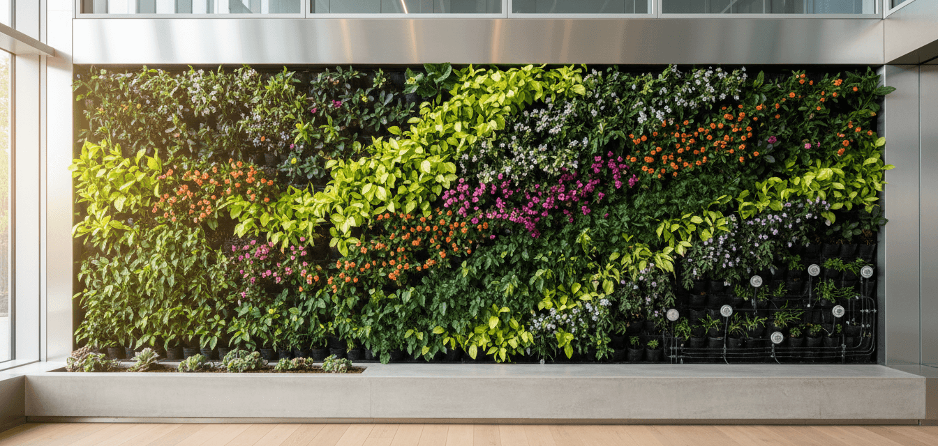 Vertical Living How Green Walls Optimize Indoor Climate and Energy Efficiency