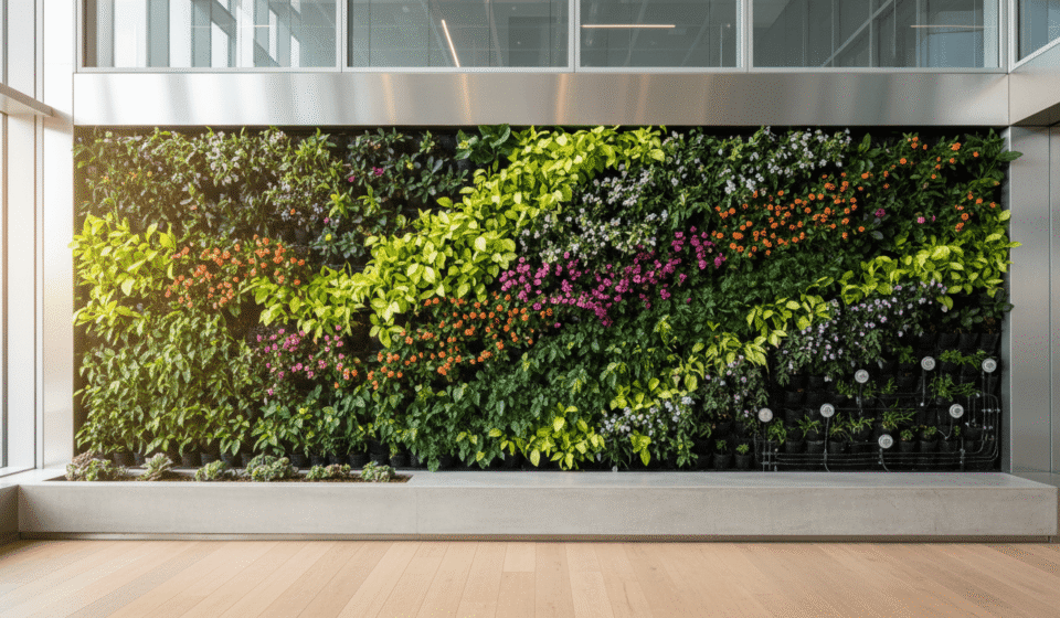 Vertical Living How Green Walls Optimize Indoor Climate and Energy Efficiency